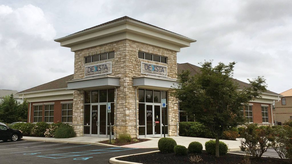 DEXSTA storefront, banking in delaware for 85 years