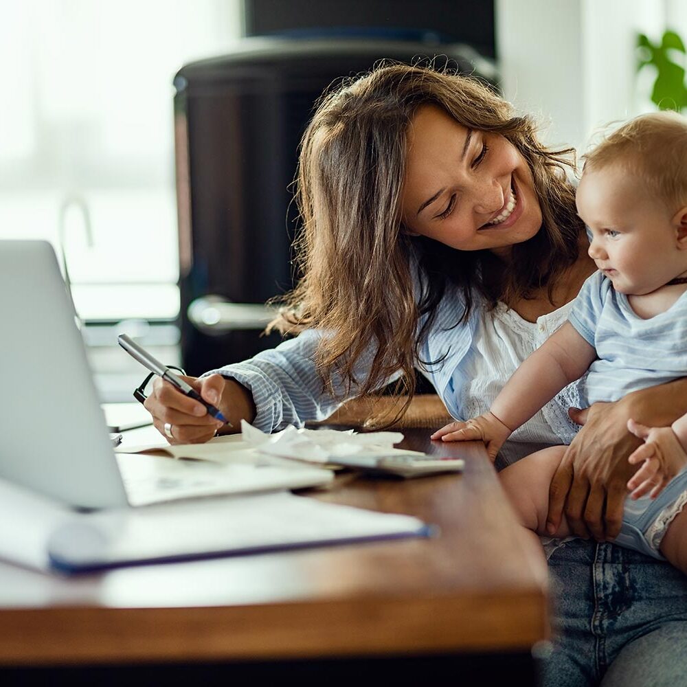 loan rates and interest rates, mother with baby